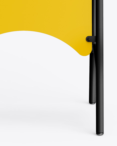 Matte Street Stand Mockup PSD #1