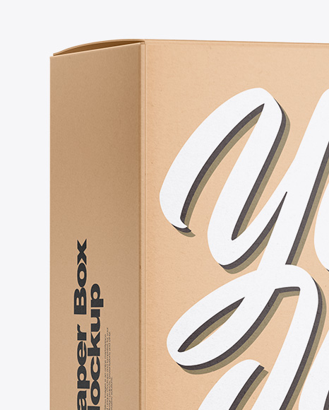 Paper Box Mockup PSD #2