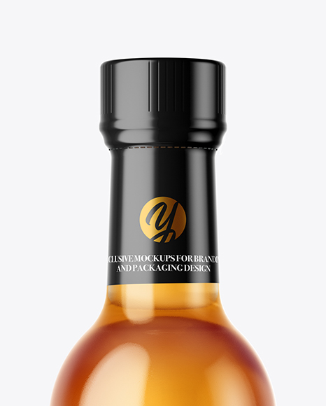 Glass Bottle Mockup PSD #2