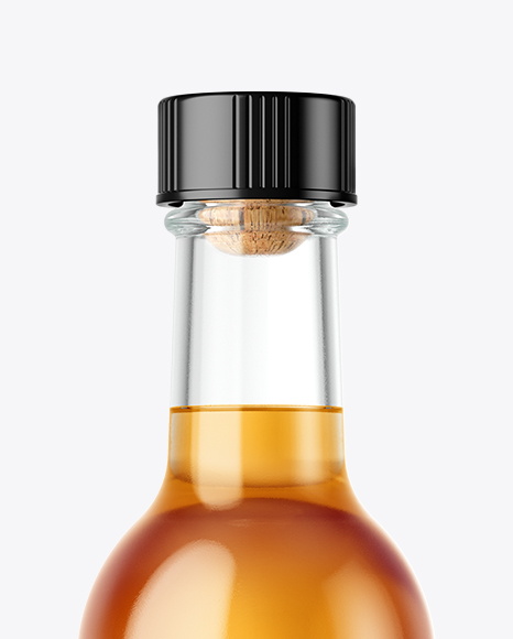 Glass Bottle Mockup PSD #1