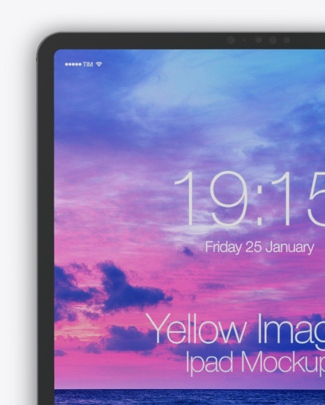 Ipad Pro Mockup In Device Mockups On Yellow Images Object Mockups