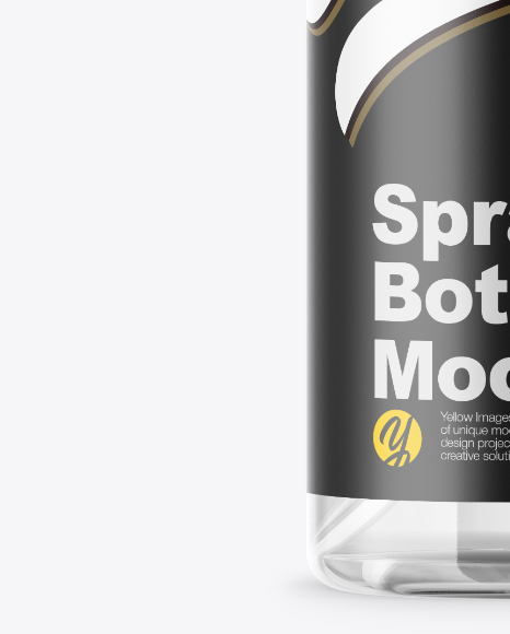 Spray Bottle Mockup PSD #7