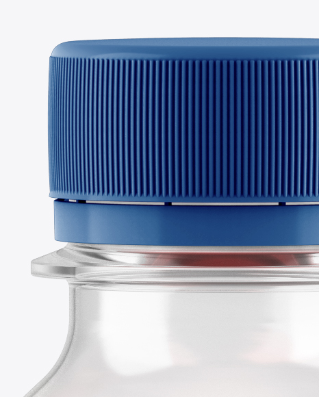 PET Bottle w  Red Drink Mockup PSD #2