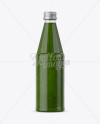 330ml Glass Bottle With Green Pepper Sauce Mockup - Free Download