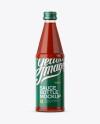 330ml Tomato Sauce Bottle Mockup in Bottle Mockups on Yellow Images