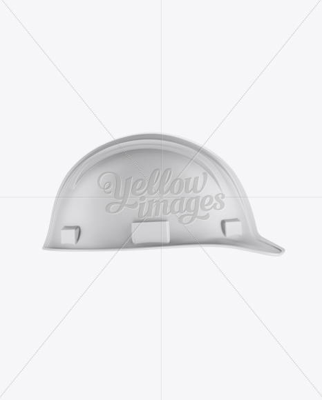 Matte Hard Hat Mockup Side View In Apparel Mockups On Yellow Images Object Mockups