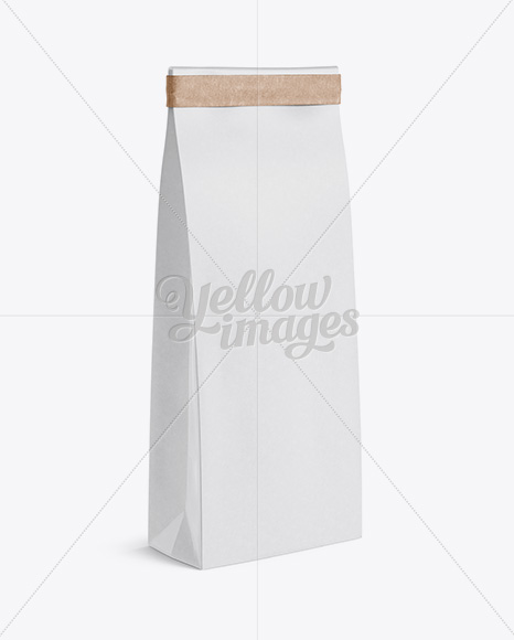 Download Kraft Paper Bag W A Kraft Paper Tin Tie Mockup Halfside View In Bag Sack Mockups On Yellow Images Object Mockups Yellowimages Mockups