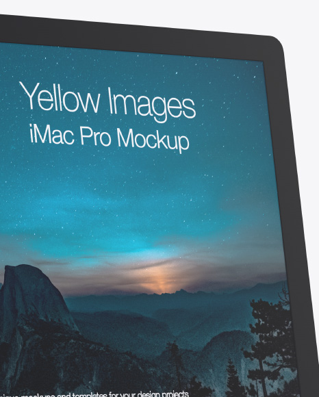 Clay iMac Pro Mockup PSD #4