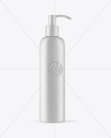 Download Matte Cosmetic Bottle With Pump Mockup In Bottle Mockups On Yellow Images Object Mockups PSD Mockup Templates