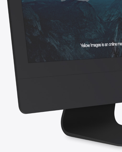 Clay Imac Pro Mockup In Device Mockups On Yellow Images Object Mockups