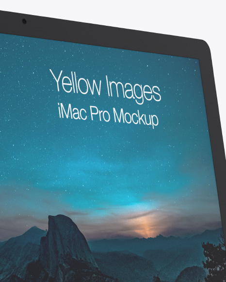 Clay Imac Pro Mockup In Device Mockups On Yellow Images Object Mockups