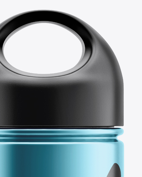 Metallic Bottle Mockup PSD #2