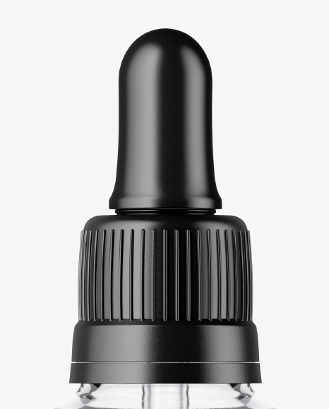 Clear Glass Dropper Bottle w  Oil Mockup PSD #2
