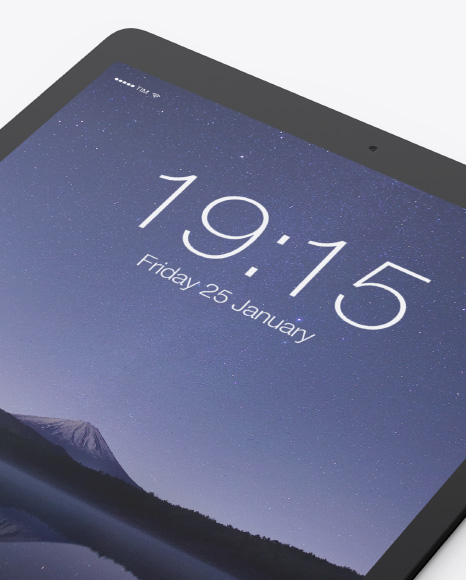 Clay iPad Pro 12.9 Mockup PSD #4