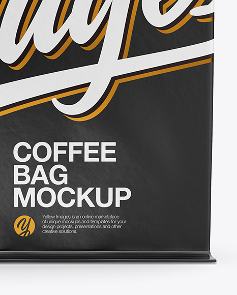 Food Bag Mockup   Front View PSD #1