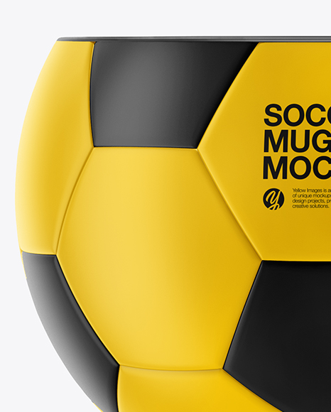 Matte Soccer Mug Mockup PSD #3