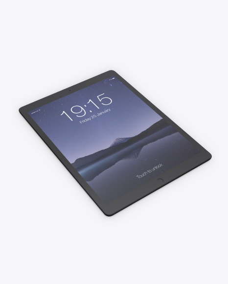 Clay iPad Pro 12.9 Mockup PSD #2