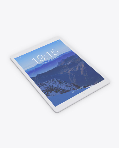 Clay iPad Pro 12.9 Mockup PSD #3