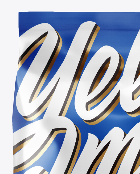 Matte Food Bag Mockup PSD #2