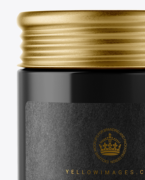 Glossy Storage Jar Mockup PSD #2