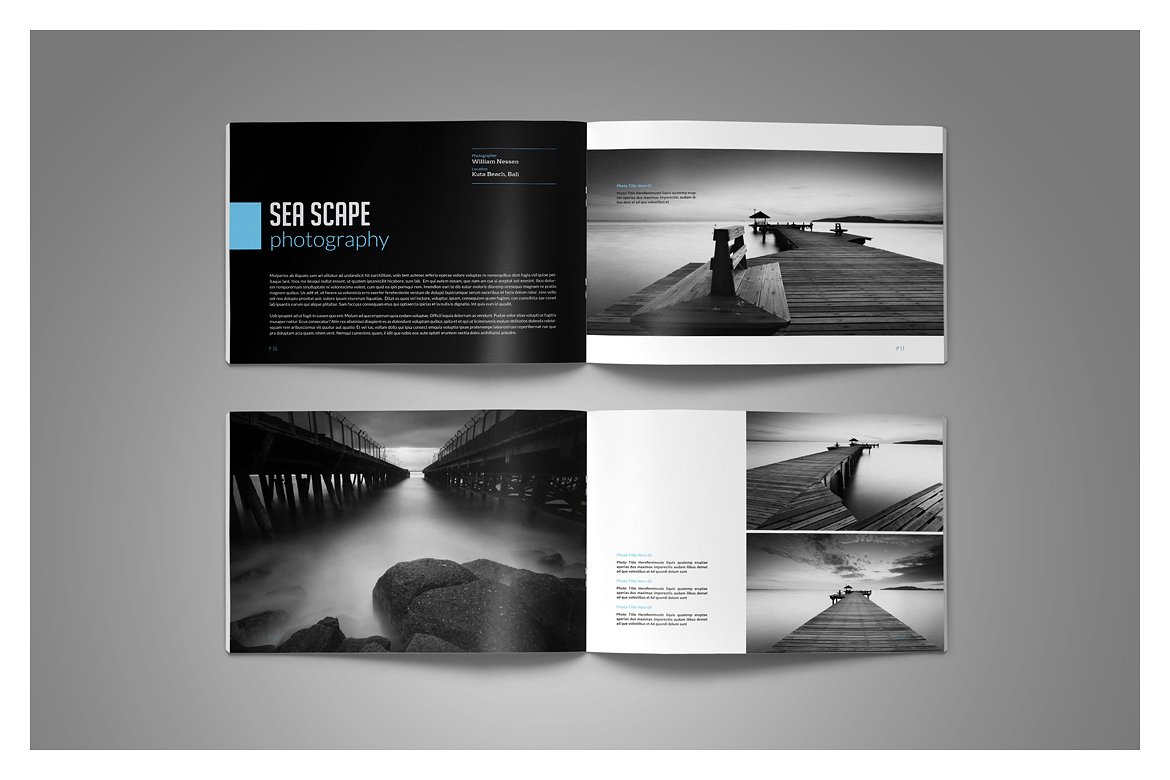Photo Album Template on Yellow Images Creative Store Photo Album Template on Yellow Images Creative Store