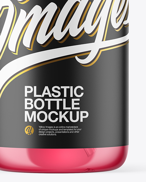 Cosmetic Bottle with Pump Mockup PSD #1