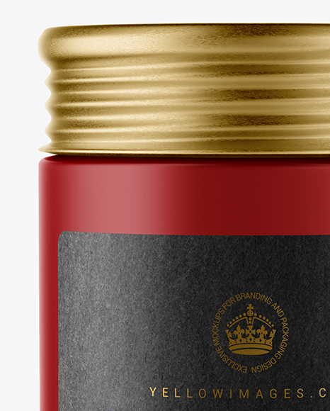 Matte Storage Jar Mockup PSD #2