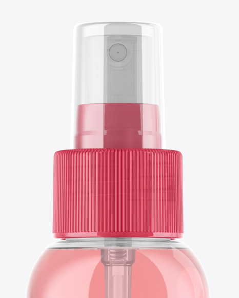 Plastic Spray Bottle Mockup PSD #2