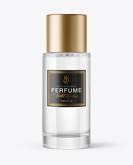 Download Free Glass Perfume Bottle Mockup In Bottle Mockups On Yellow Images Object Mockups PSD Mockup Template