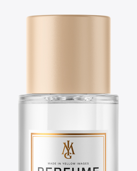 Glass Perfume Bottle Mockup PSD #5
