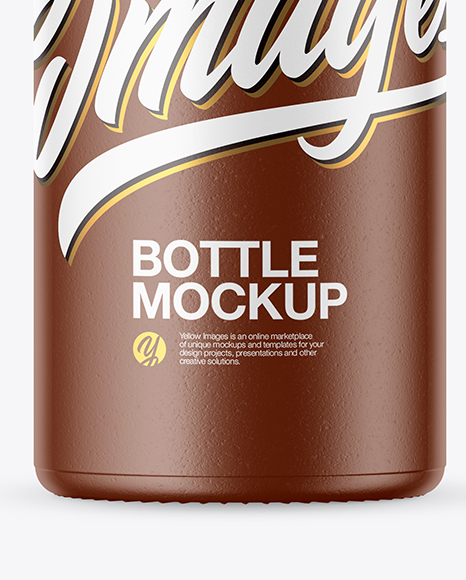 Ceramic Bottle Mockup PSD #1