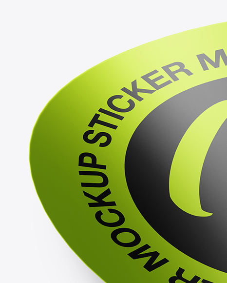 Download Metallic Round Sticker Mockup In Stationery Mockups On Yellow Images Object Mockups PSD Mockup Templates