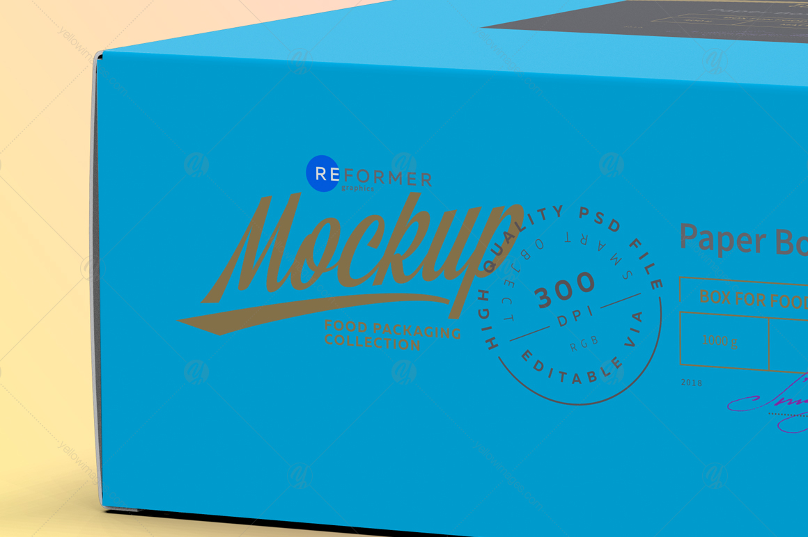 Download Two Cardboard Box Mockup In Packaging Mockups On Yellow Images Creative Store