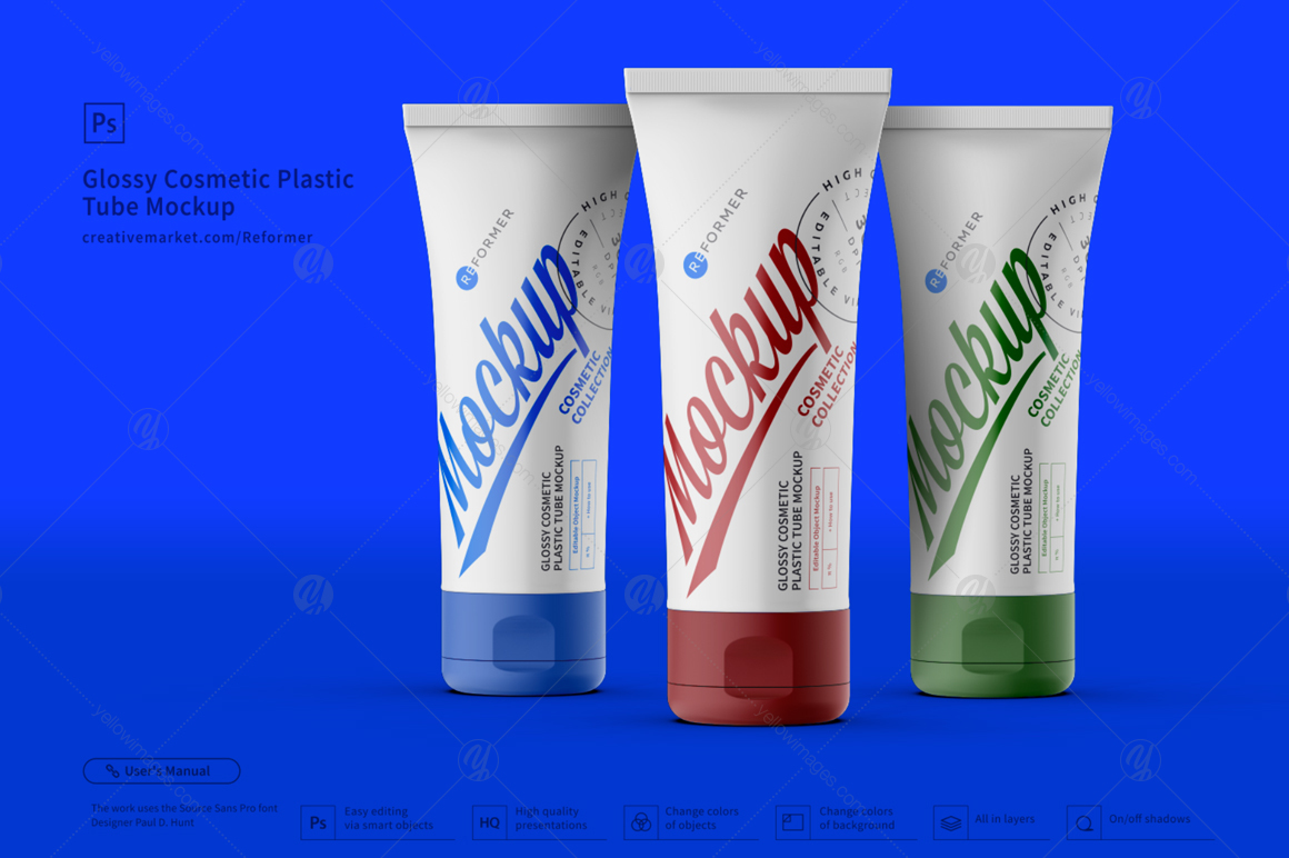 Download Mockup Packaging Tube Yellowimages