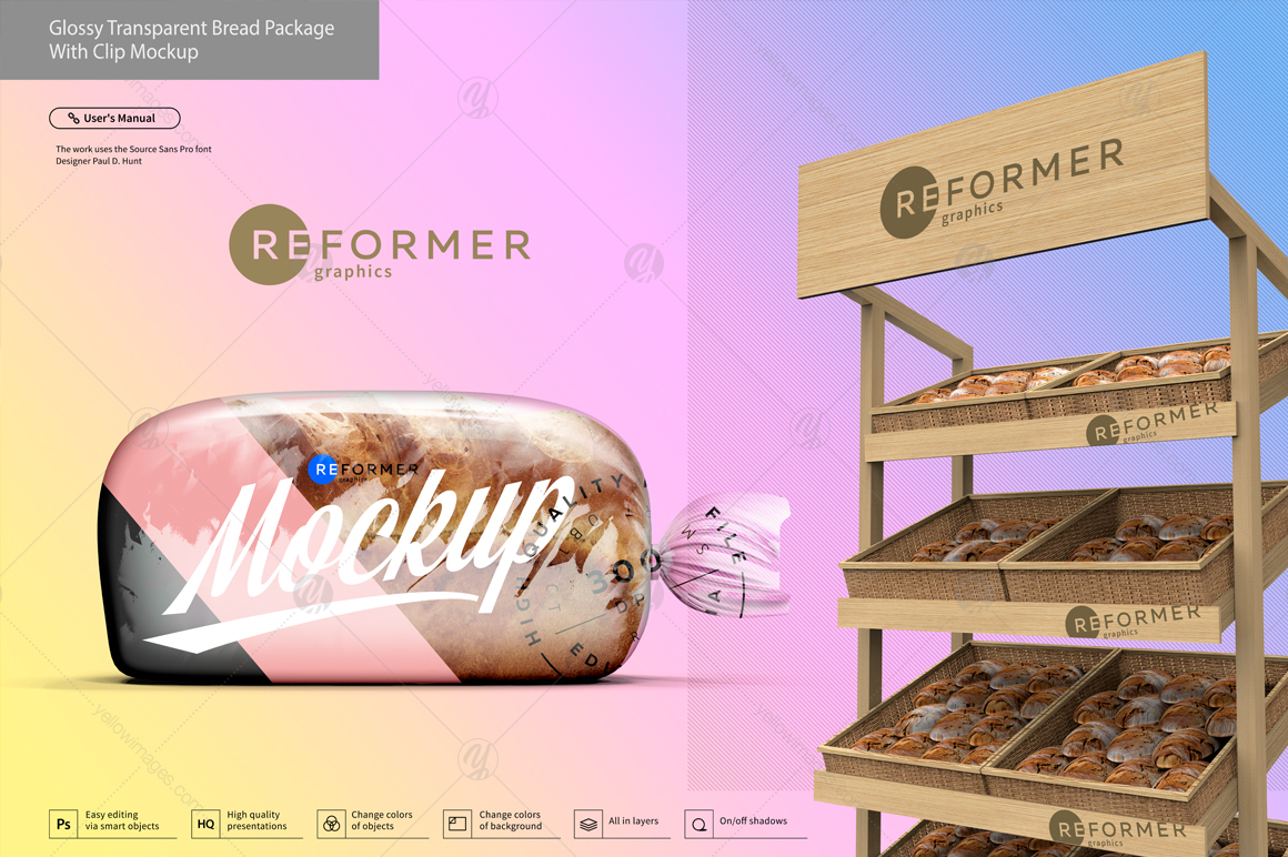 Download Bread Packaging Mockup Free - Free PSD Mockups