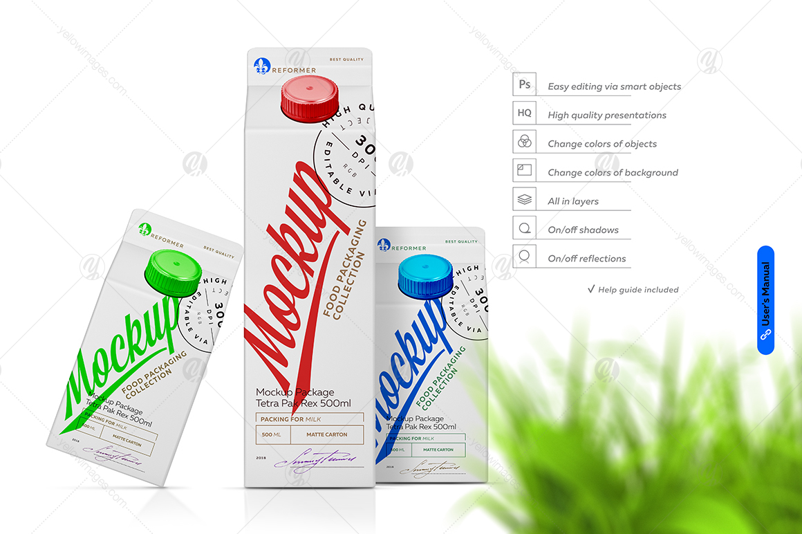 Download Mockup Poster Package Tetra Pak Rex In Packaging Mockups On Yellow Images Creative Store Yellowimages Mockups