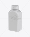 Plastic Pills Bottle Mockup - Halfside View (High-Angle Shot) - Free