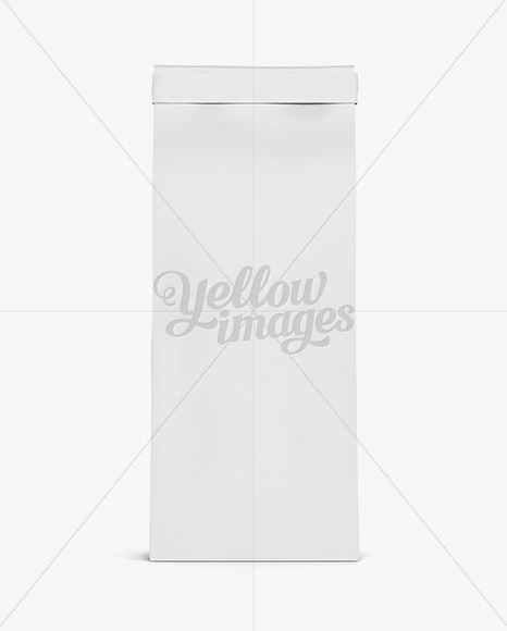 Download Paper Bag W A Paper Tin Tie Mockup Halfside View In Bag Sack Mockups On Yellow Images Object Mockups