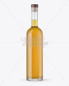 750ml Flint Glass Arizona Bottle w/ Whisky Mockup