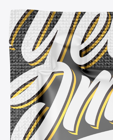 Matte Sachet Mockup PSD #2