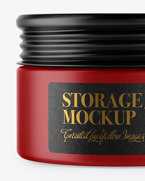 Download Matte Storage Jar Mockup In Jar Mockups On Yellow Images Object Mockups PSD Mockup Templates