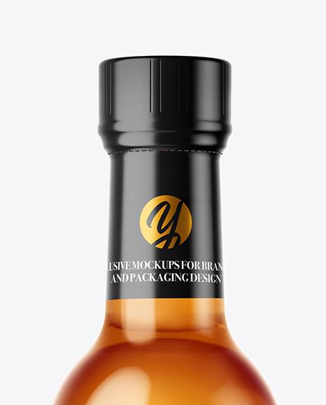 Glass Bottle Mockup PSD #2