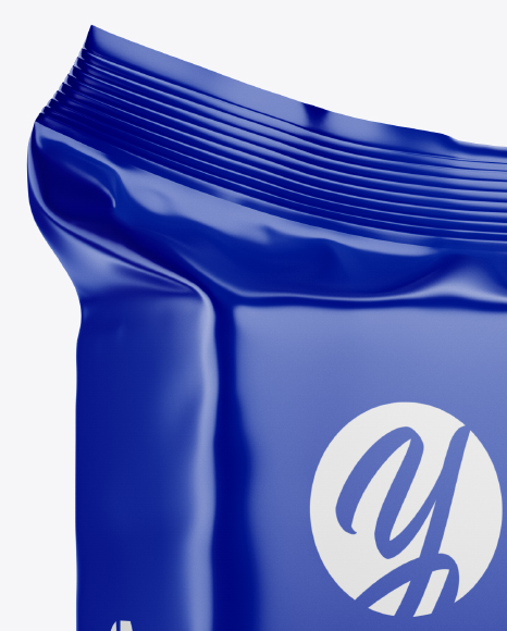 Glossy Food Bag Mockup PSD #2