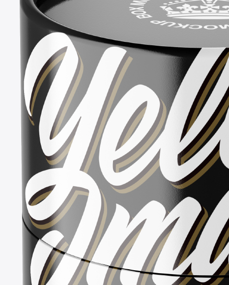 Glossy Paper Box Mockup PSD #1