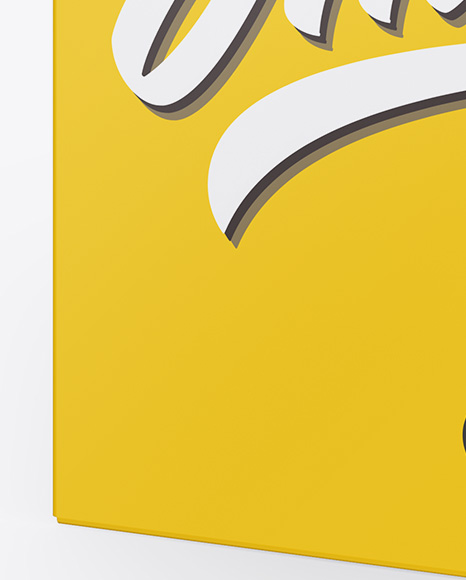 Glossy Box Mockup PSD #1