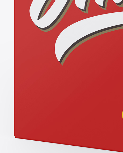 Matte Box Mockup PSD #1