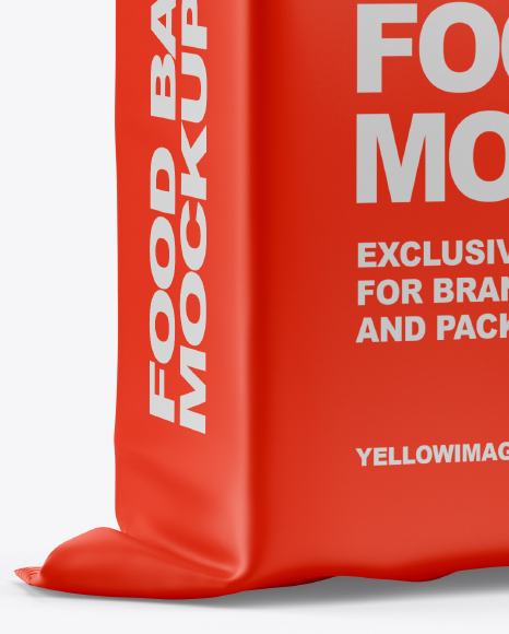 Matte Food Bag Mockup PSD #1