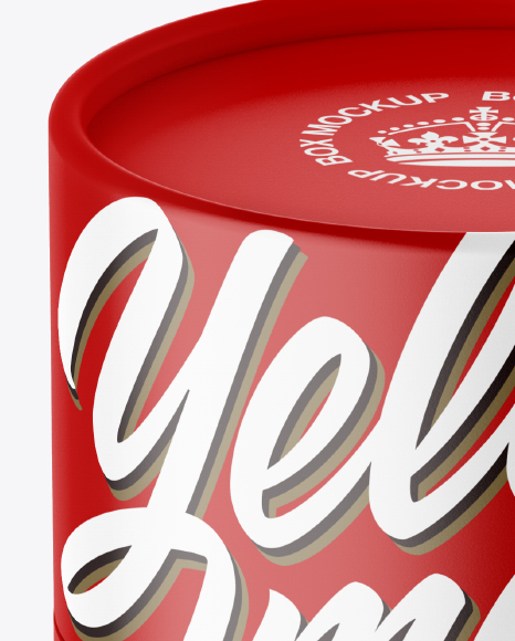 Matte Box Mockup PSD #1