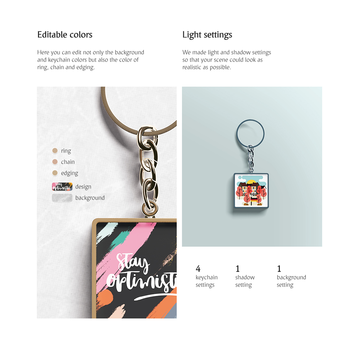 Download Psd Mockup Keyring Yellowimages