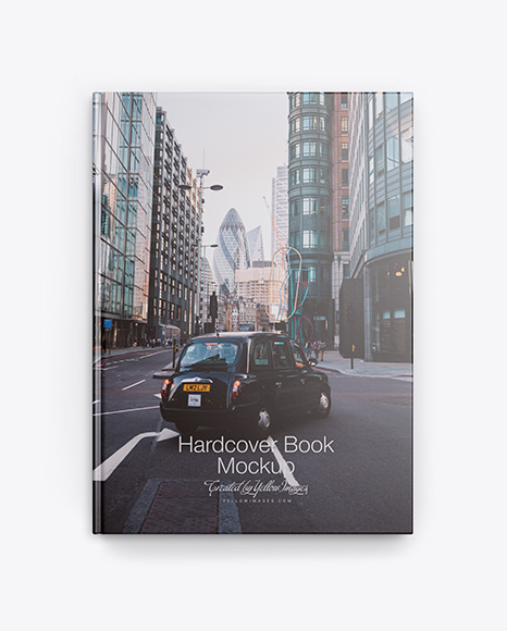 Hardcover Book w  Matte Cover Mockup PSD #3